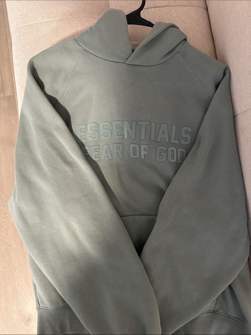 Essentials Men & Women Teal Hoodie